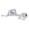 Kingston Brass KS373C Kingston Two Handle Wall Mount Laundry Faucet, Polished Chrome KS373C - alternate 1
